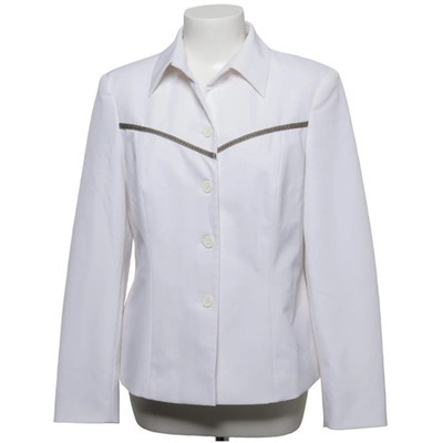 Style Woman, Blazer, Größe: 40, Weiß, Elasthan/Polyester, Einfarbig, Damen #361