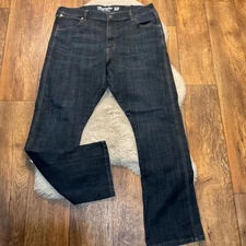 Wrangler Retro Slim Bootcut Denim Jeans Size 38 Dark Wash 1077MWZDX Mens Western