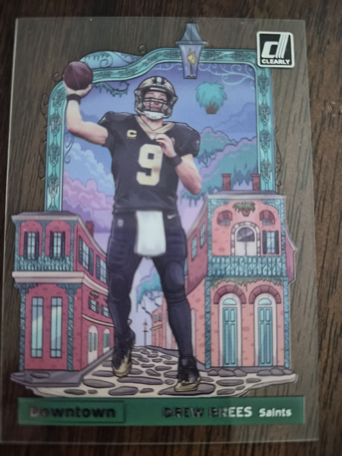 2021 Panini Clearly Donruss - Downtown Drew Brees #D-17