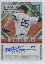 2014 Panini Prizm Perennial Draft Picks Press Proof /199 Brett Graves Auto 4t0