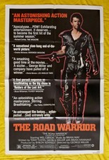 MAD MAX /THE ROAD WARRIOR  1982 ORIGINAL USA 1 SHEET POSTER  27  X 41