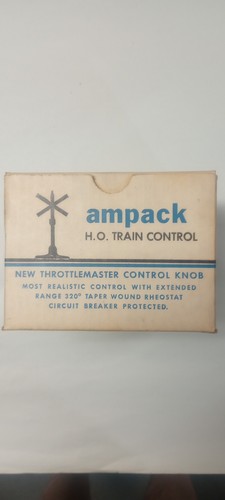 MRC AMPACK Throttle Pack Train Control Model 401. W /Original Box 1960's H.O - Picture 3 of 6