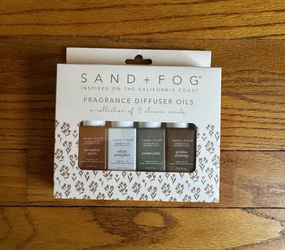 NEW SAND + FOG Fragrance Diffuser Oils Set Pumpkin Pear Nutmeg flavors