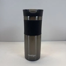 Contigo Byron 2.0 Stainless Steel Travel Mug Gray 16 oz Rubber Grip