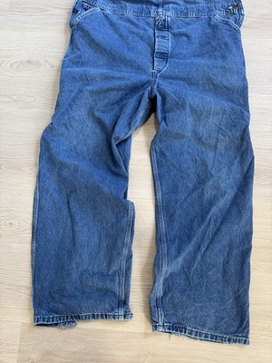 Carhartt Vintage Workwear Cotton Denim Painters Bib Overalls USA