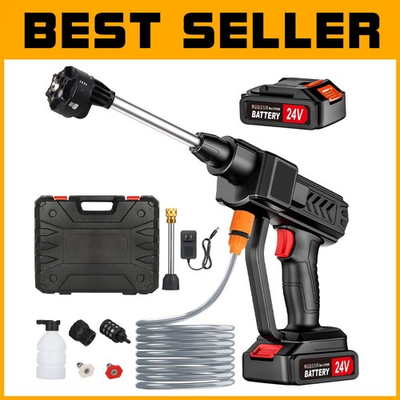 #ad Portable High Pressure Washer with Foam Pot and Water Filter $70.39