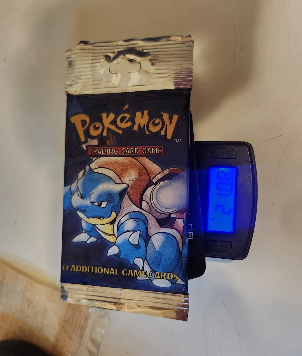 pokemon base set booster pack ebay Trading Card Game Random Sealed 3 Packs 100% Authentic : Toys & Games released in 1999 Pokemon TCG Base Set Pack