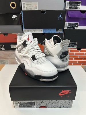 Air Jordan 4 Retro  White Cement  - EU 42.5 / US 9 / UK 8