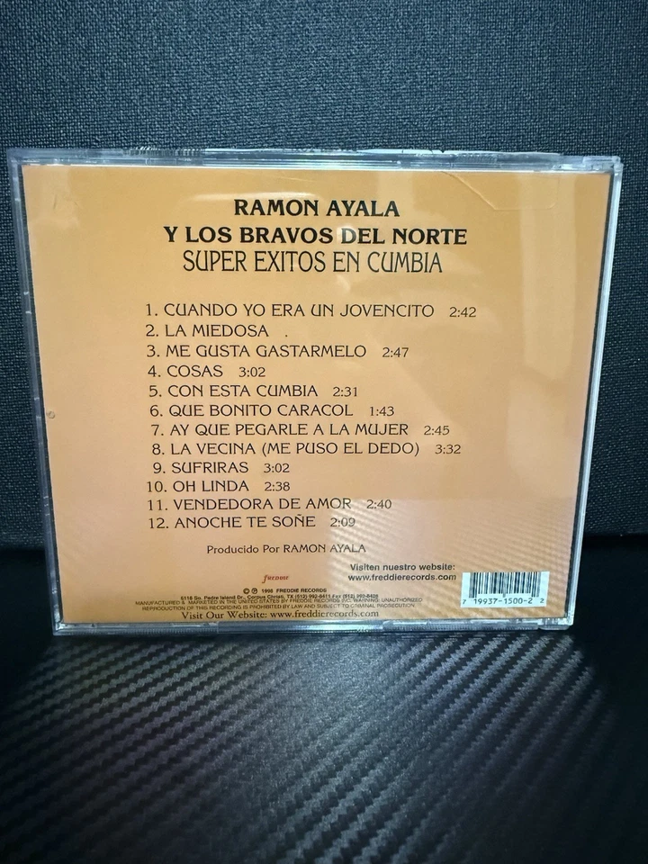 Ramon Ayala - Cd - Super Exitos En Cumbia - Latin Norteno Tex Mex Rare Sealed Foto 2 de 2