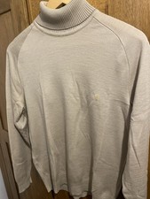 Pierre Sangan Beige Turtleneck Sweater