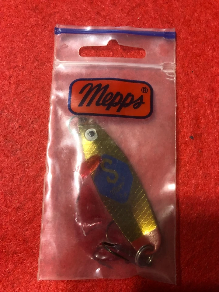 PÊCHE /ANCIENNES CUILLERES MEPPS  " S " DOREES ET ARGENTEES / 7 g ET 12 g / - Photo 4/4