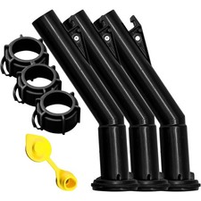 3 -Blitz Gas Can Spouts Rings FREE Vent Replacement Vintage 900092 900302 - NEW