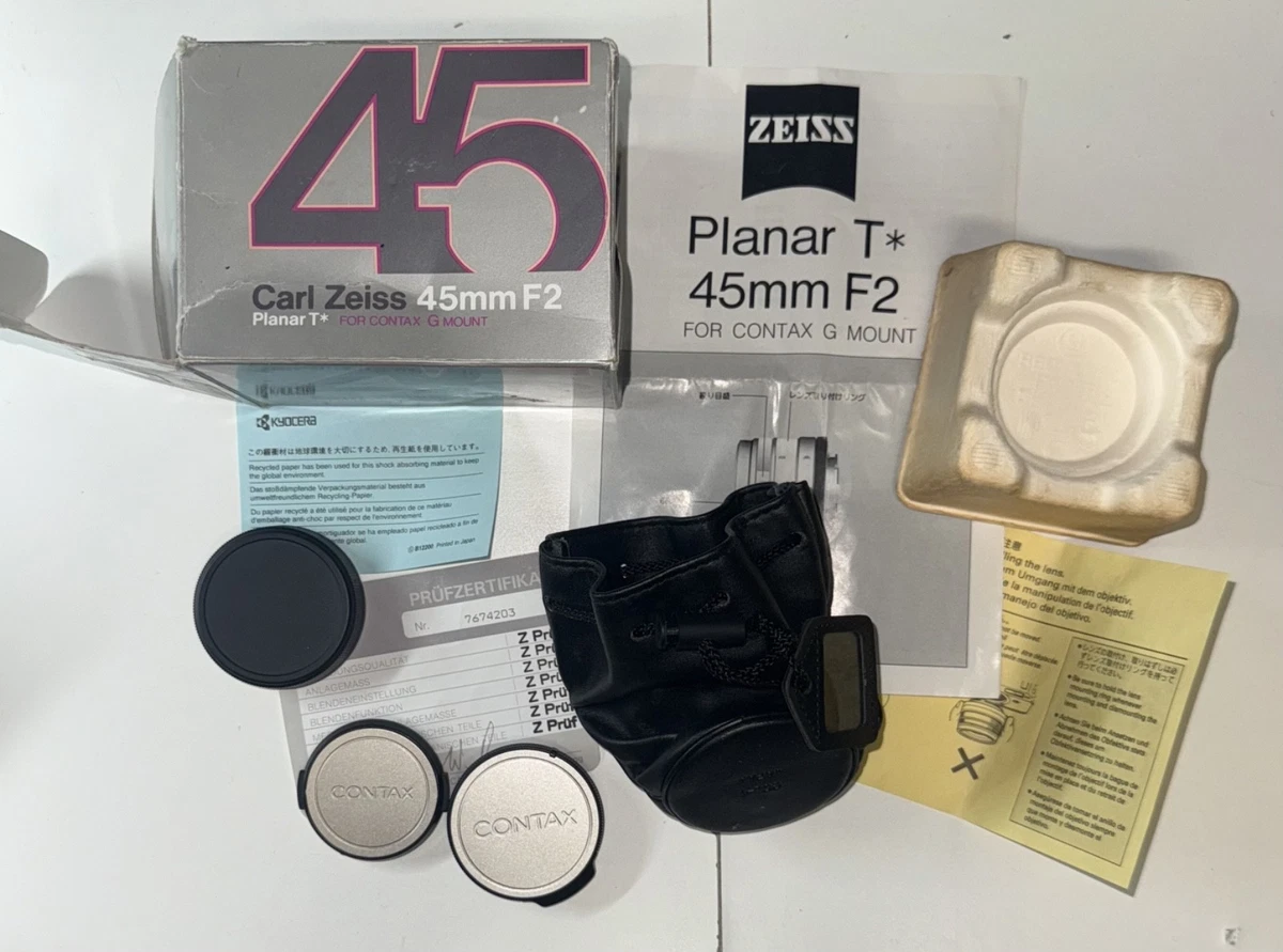 ZEISS Planar T* 45mm Focal f/2 Camera Lenses for sale | eBay