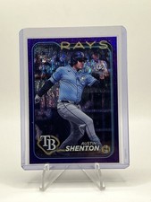 2024 Topps Update Series - Purple Holo Foilboard #US275 Austin Shenton /799 (RC)