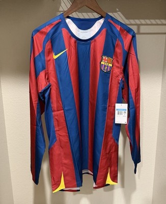 Size M - Nike FC Barcelona 05/06 Reissue Replica Long-Sleeve