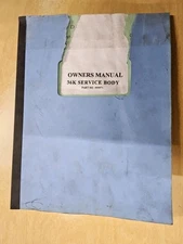 Auto Crane Co.  Model 36K Service Body, Owners Manual & Parts List