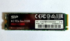 Silicon Power 2 TB NVMe SSD Gen3x4 SU002TBP34A80M28AB  100% Health