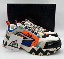 Fila OAKMONT TR Unisex Kids' NEW Trail Sneakers White/Orange Multiple Sizes NIB