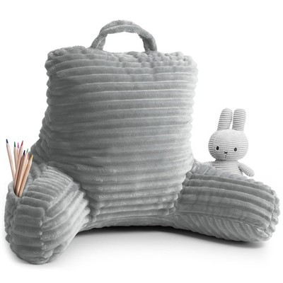 Reading Pillow for   Back Pillow for Sitting in Bed, Plush Bed Pillows for Si...