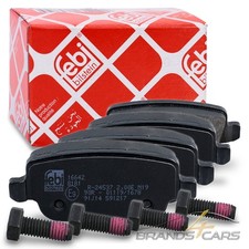 FEBI BILSTEIN BELÄGE BREMSBELÄGE SATZ HINTEN FÜR FORD FOCUS 2 DA GALAXY CK WA6