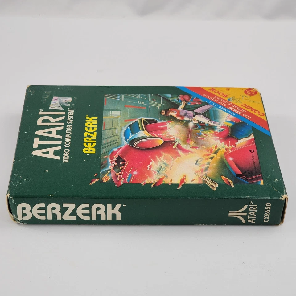 NEW Atari 2600 Berzerk 1982 CX2650 w/ 1st DC Comic Book Vintage Video Game - Image 3 of 4