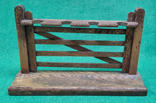 Vintage Wooden Gate Style Pipe Rack for 4 Pipes A/F