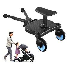 Universal Stroller Board with Detachable Seat,Stroller Glider Board Suitable for