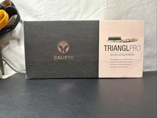 Calista TRIANGLPRO Heated Hair Detailer Brush Tulip Floral• Brand New