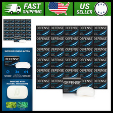 Defense Soap Tea Tree Bar Soap 30-Pack, Natural Body Soap for Men