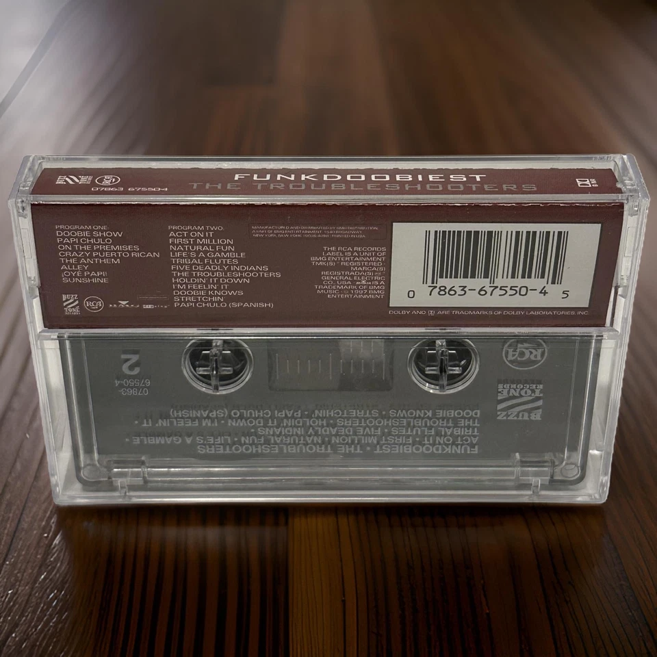 •FUNKDOOBIEST ~ THE TROUBLESHOOTERS• ~1997 OG PRESSING~ (CASSETTE TAPE) - Image 4 of 4