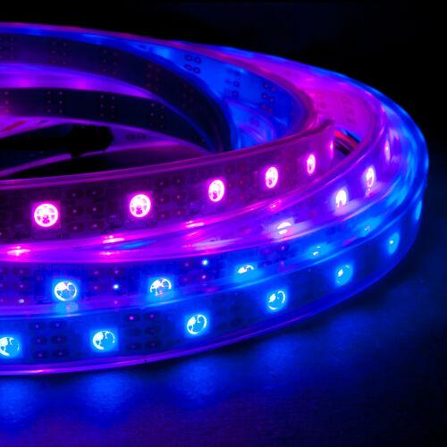 5m Addressable 60LED/m RGB Light Strip 5V WS2812B (WS2812) IP68 Waterproof Color - Afbeelding 1 van 5