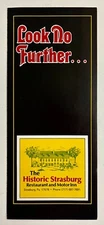 1970s Look No Further Historic Strasburg PA Motor Inn Vintage Travel Brochure
