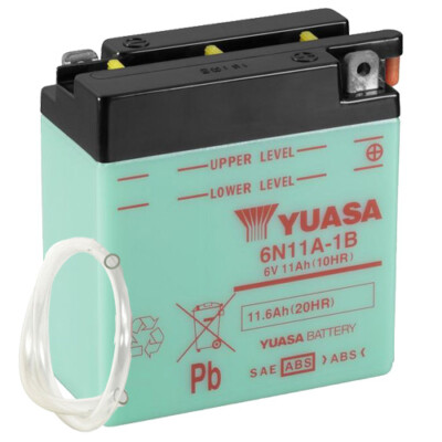 Batterie für Zündapp GS 125 1976 YUASA 6N11A-1B offen, trocken