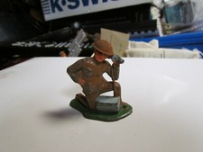 Barclay Manoil Army Kneeling with Field Phone Lead Toy Soldier