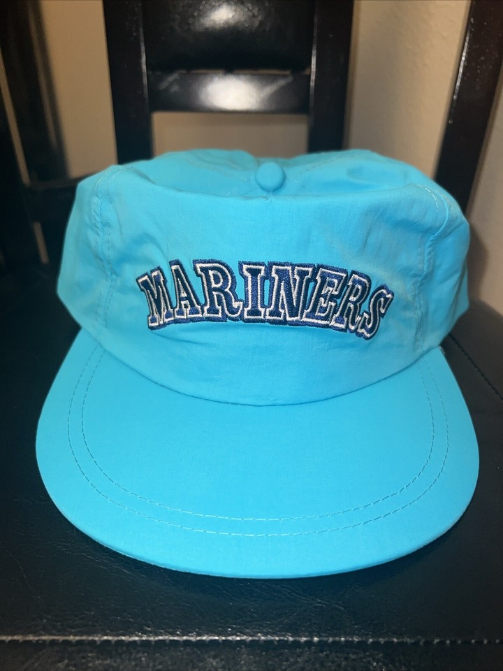 2024 Seattle Mariners '90s 1990's Night Neon Blue Cap Hat Snapback SGA