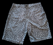 Grey Elephant print Golf Shorts Dri-Fit Jordan inspired by Flight Golf