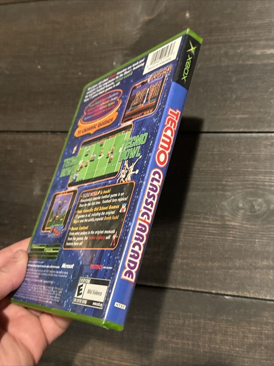 Tecmo Classic Arcade Microsoft Xbox 2005 CIB w/Manual & Reg Tecmo Classic Arcade Microsoft Xbox 2005 CIB w/Manual & Reg