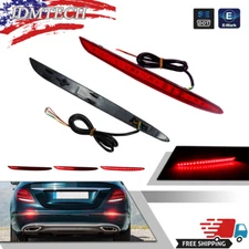 Rear Bumper Reflector LED Brake Tail Light For 16-23 Benz C300 E450 C63 AMG E400