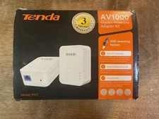 Tenda PH3 AV1000 Powerline Ethernet Adapter Kit Up to 1000Mbps with Gigabit Port