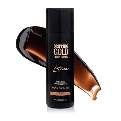SOSU Dripping Gold Luxury Self Tanning Lotion 200ml / 6.67 fl. oz.  ULTRA DARK