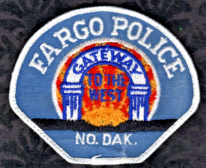 Fargo North Dakota Police Shoulder Patch  Guaranteed Authentic