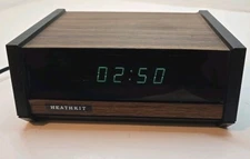 Vintage Heathkit GC-1107 Digital Fluorescent Display Alarm Clock Electric MINT