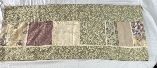 Trapunta/Tappezzeria Patchwork CROSCILL HOME Valance Disegno 88"x17" RN21857