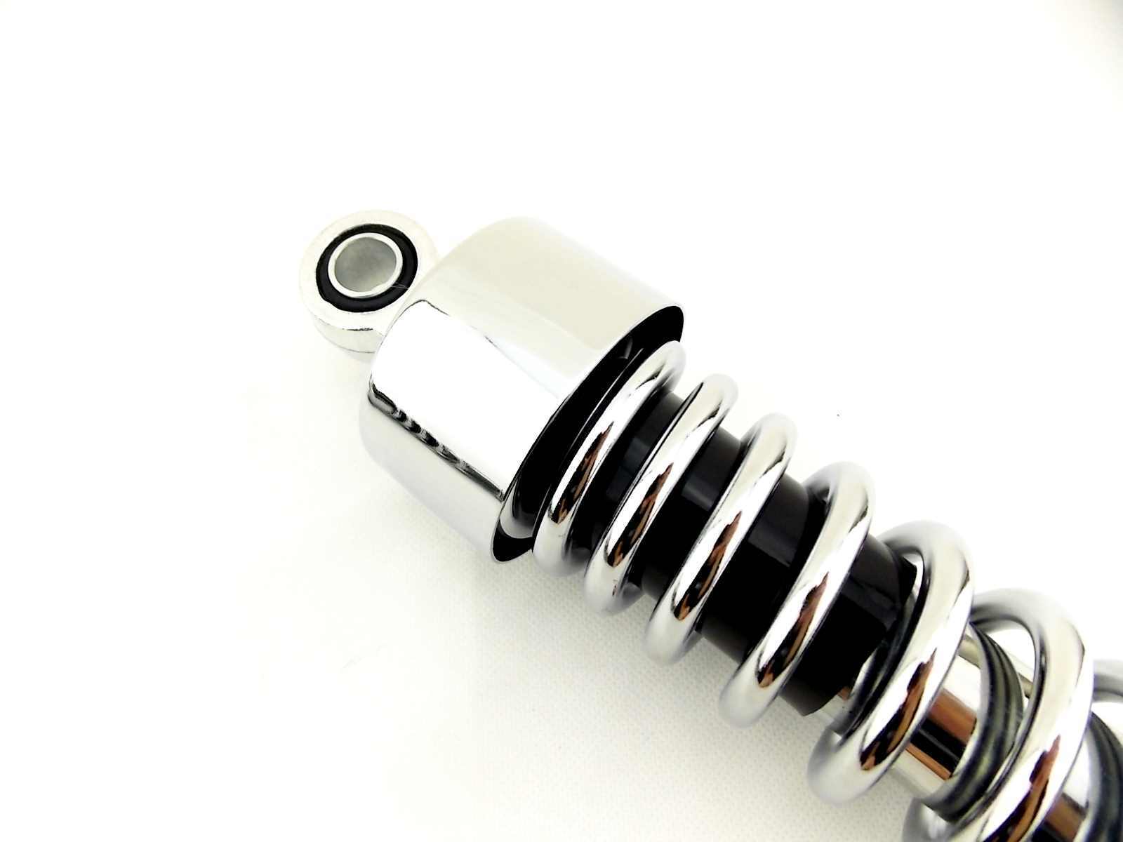 JBS Chrome Rear Shock Absorbers 325mm Eye-to-Eye For Kawasaki KZ750 – Pair