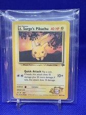 Lt. Surge's Pikachu [1st Edition] #84 Prices | Pokemon Gym Challenge | Pokemon  Cards
