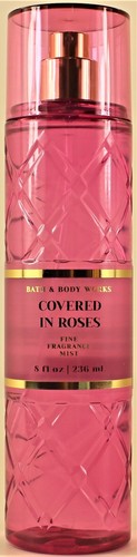 Bath & Body Works COVERED IN ROSES Fine Fragrance Body Mist Spray 8Oz ...