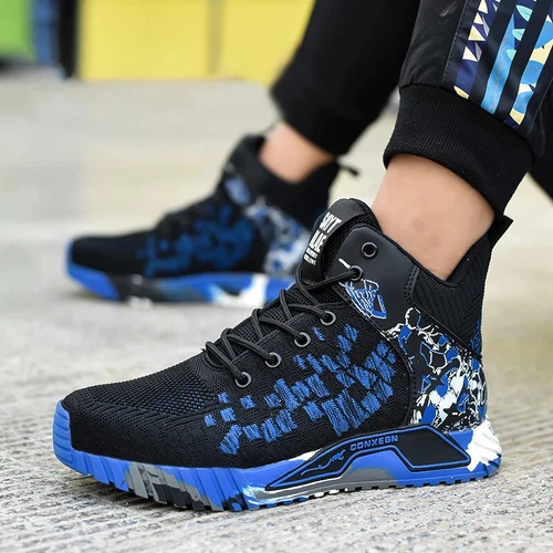 Stahlkappe Arbeit Sicherheitsstiefel Herren Outdoor Schuhe Pannensicher High Top Sneaker - Bild 7 von 32