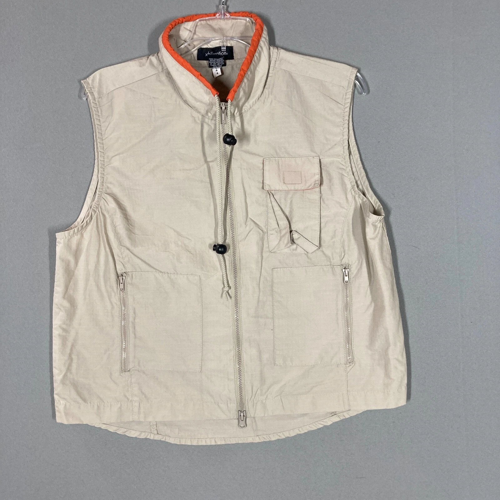 90s Y2K Vintage Fishing Vest Outdoor Cargo Full Zip Size XL Womens Beige Casual
Opens in a new windo
