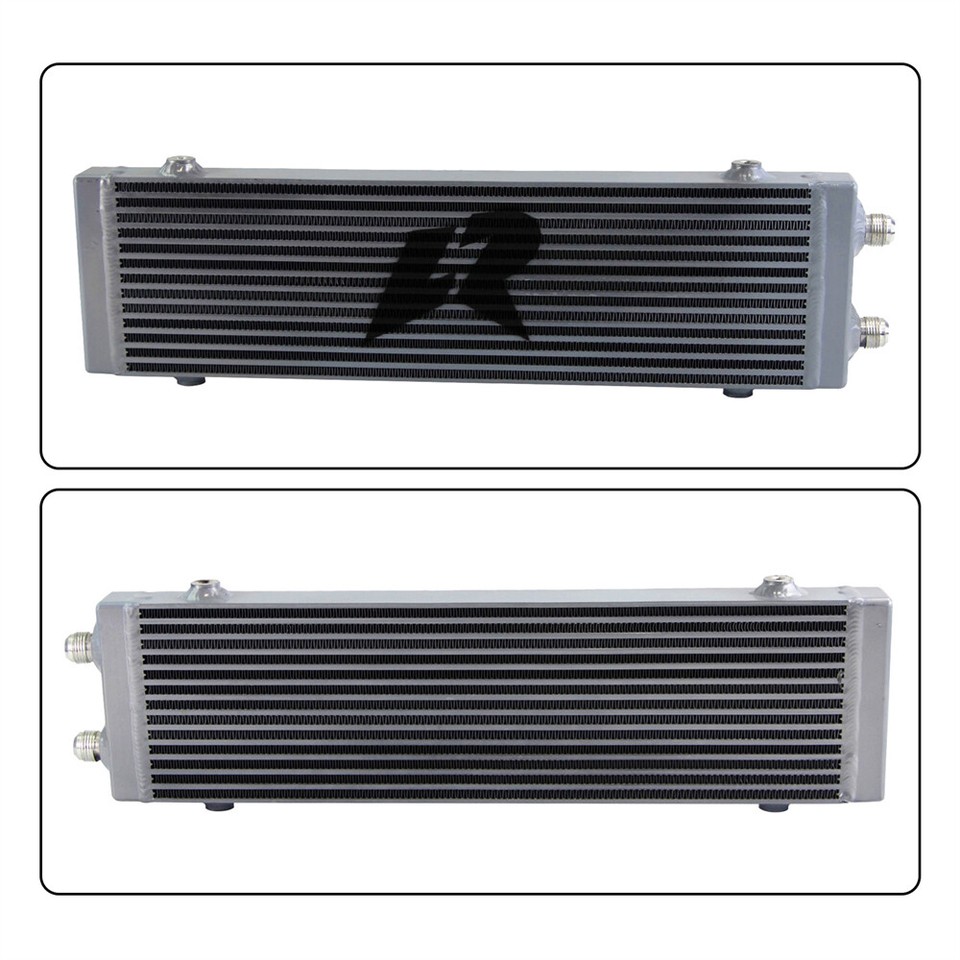 CSKS Universal Dual Pass Bar & Plate Oil Cooler - Large 18.5x5.5x1