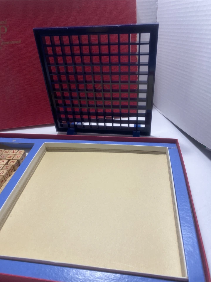 1966 Scrabble R.S.V.P. Three Dimensional 3D Crossword Game Complete - Image 4 of 4